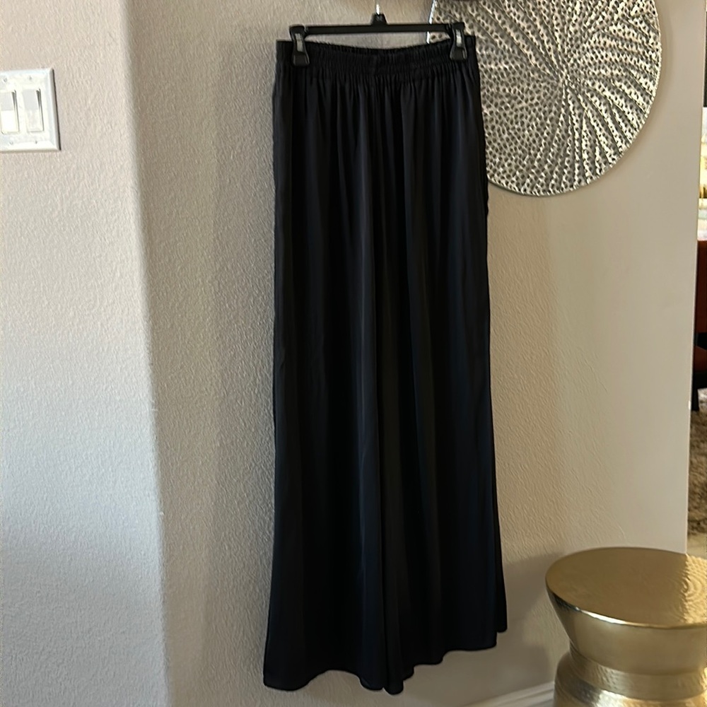 Zara Black Satin pants